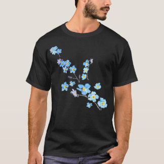 Camiseta Blue esqueça-me de não pintar aquarela