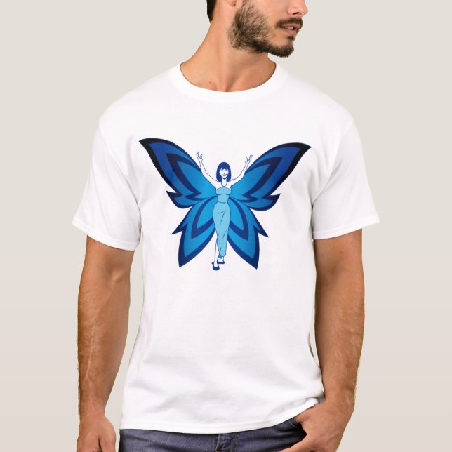 Camiseta Blue Faery Masculina (Frente)