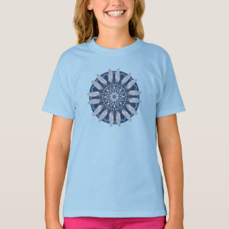 Camiseta Blue Feather Mandala