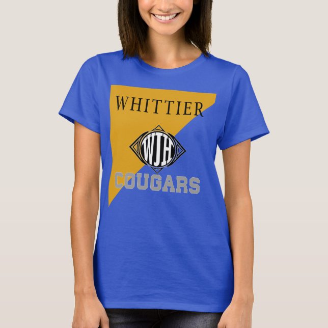 Camiseta Blue & Gold Whittier Jr High (Frente)