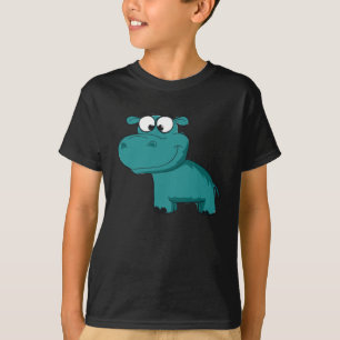 Camiseta Blue Happy Hippo