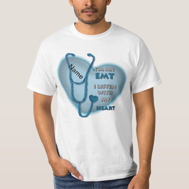 Camiseta Blue Heart EMT (Frente)