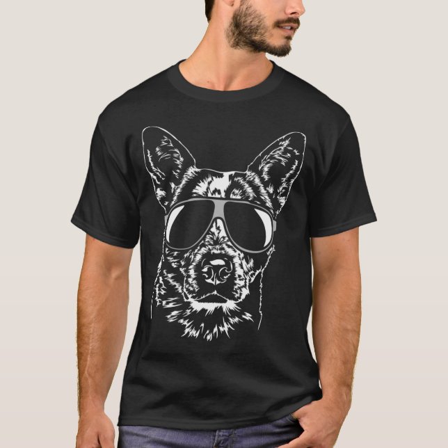 Camiseta Blue Heeler Dog Hund (Frente)