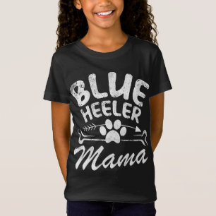 Camiseta Blue Heeler Mama Melhor Proprietária de Cachorro P