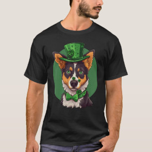 Camiseta Blue Heeler Shamrock Dia de São Patrício australia