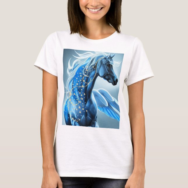 Camiseta blue horse (Frente)