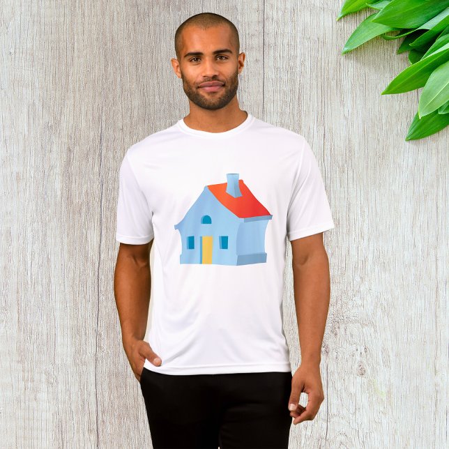 Camiseta Blue House Mens Ativos (Criador carregado)
