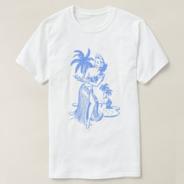 Camiseta Blue Hula Girl T-Shirt