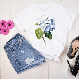 Camiseta Blue Hydrangea Classic