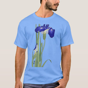 Camiseta Blue Irises de Ohara Koson