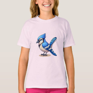 Camiseta Blue Jay bird Kids Basic T-Shirt