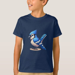 Camiseta Blue Jay bird Kids Basic T-Shirt
