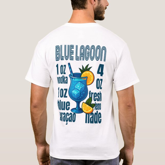 Camiseta Blue Lagoon T-Shirt – Tropical Cocktail  (Verso)