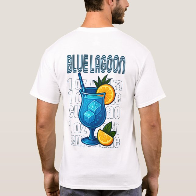 Camiseta Blue Lagoon T-Shirt – Tropical Cocktail (Verso)
