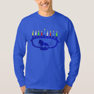 Camiseta Blue Lion Menorah