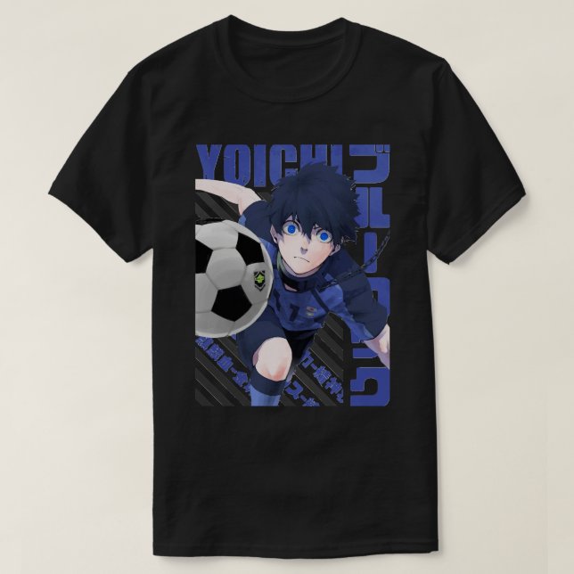 Camiseta Blue Lock Yoichi Isagi (Frente do Design)