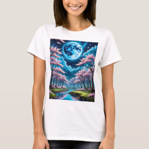 Camiseta Blue Moon Fantasy Encantada Churry Blossom Tee