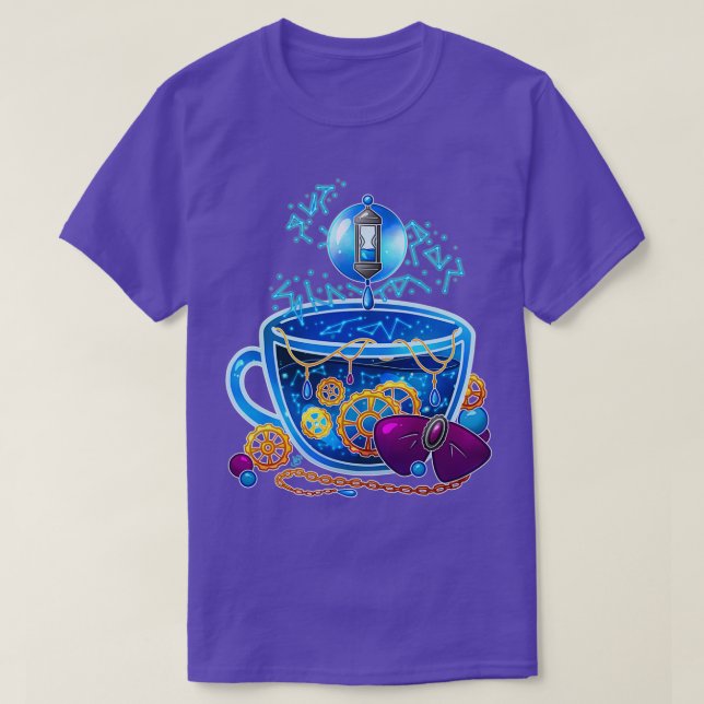 Camiseta Blue Moon Teacup (Frente do Design)