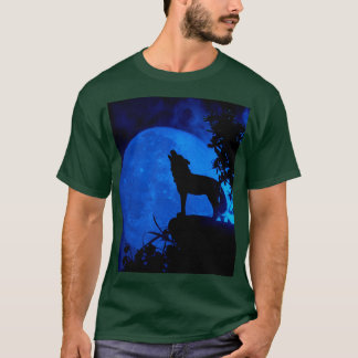 Camiseta Blue Moon Wolf