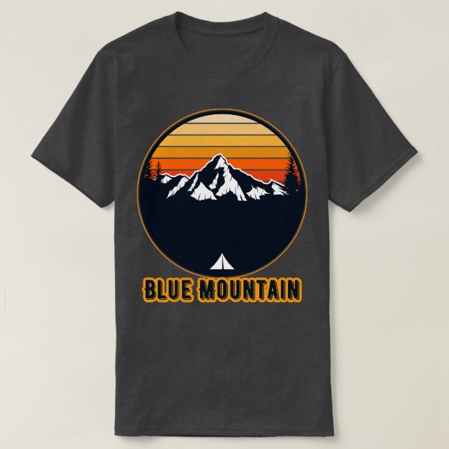 Camiseta Blue Mountain (Frente do Design)
