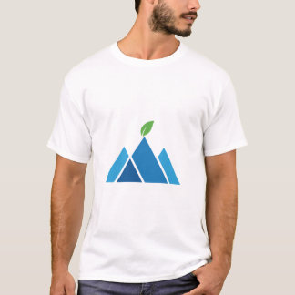Camiseta Blue Mountain Leaf Nature Eco Adventure T-Shirt