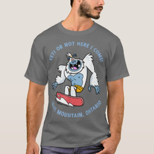 Camiseta Blue Mountain, Vacina de Snowboard Ontario Yeti