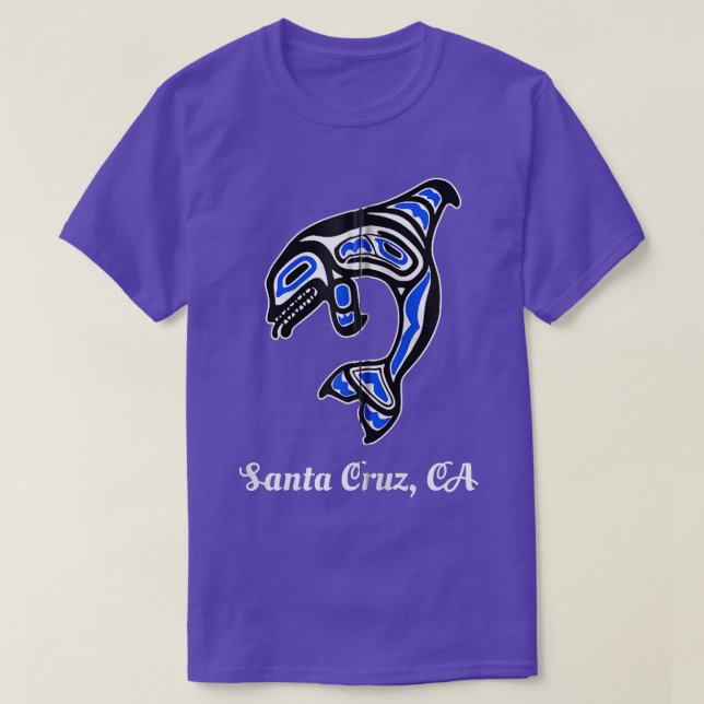 Camiseta Blue Native American Cruz Papais noeis CA Tribal O (Frente do Design)