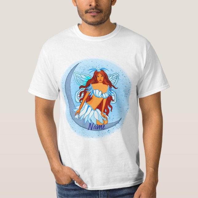 Camiseta Blue Night Moon Fairy   (Frente)