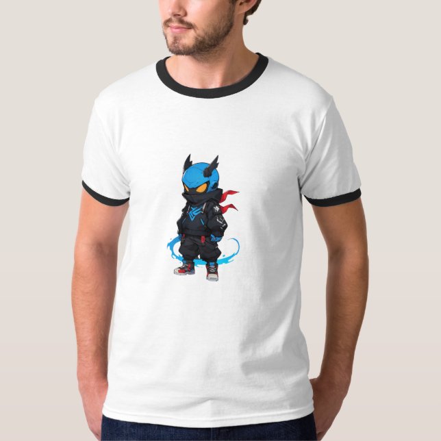 Camiseta Blue Ninja (Frente)