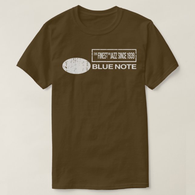 Camiseta Blue Note Rótulo da Crewneck Sweet (Frente do Design)