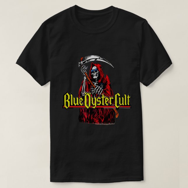 Camiseta Blue Oyster Cult Music Rock banda Ecelna Essential (Frente do Design)