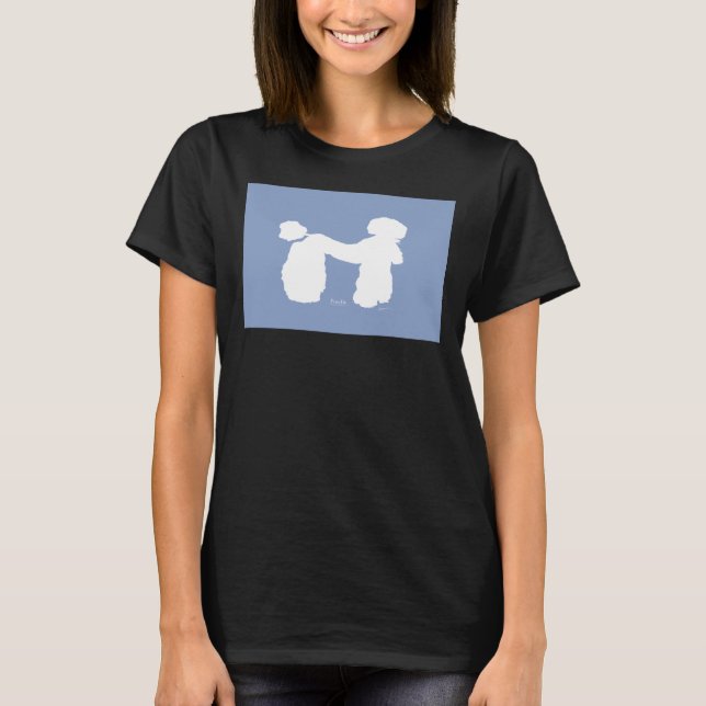 Camiseta Blue Poodle Dog Tony Fernandes (Frente)