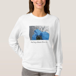 Camiseta Blue Poppy My Dream Continua