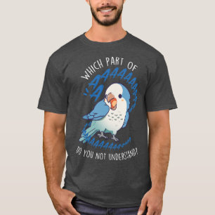Camiseta Blue Quaker Parrot Aaaa