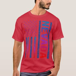 Camiseta Blue Red Flag Nevada