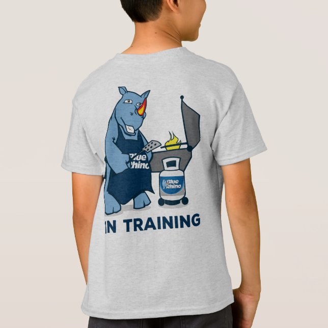 Camiseta Blue Rhino "Griller in Training" (Verso)