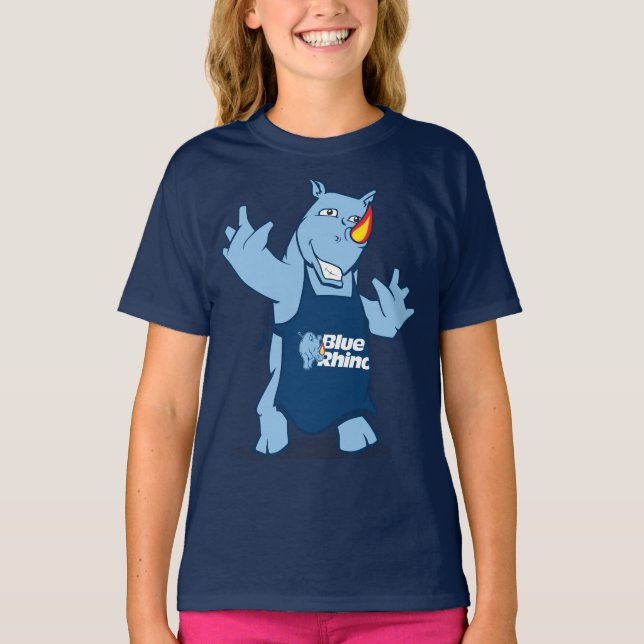 Camiseta Blue Rhino "Rhino" Girls' (Frente)