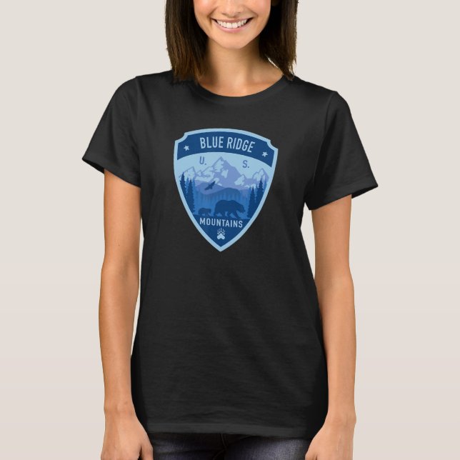Camiseta Blue Ridge Mounts USA Design (Frente)