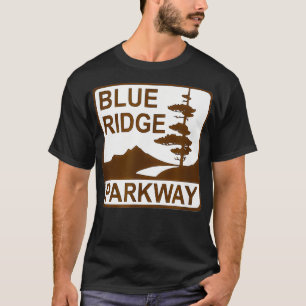 Camiseta Blue Ridge Parkway Road Sign