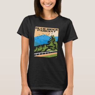 Camiseta Blue Ridge Parkway Vintage WPA National Park Poste