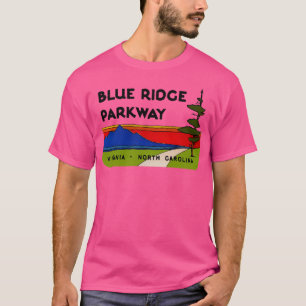 Camiseta Blue Ridge Parkway Virginia North Carolina Vintage