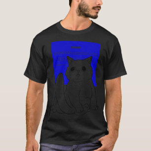 Camiseta Blue Screen Cat por Tobe Fonseca