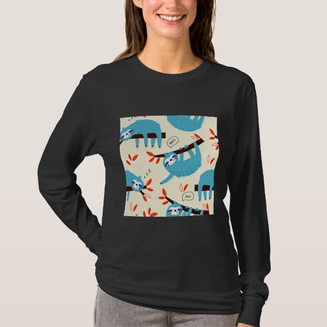 Camiseta Blue Sloth Baby (Frente)