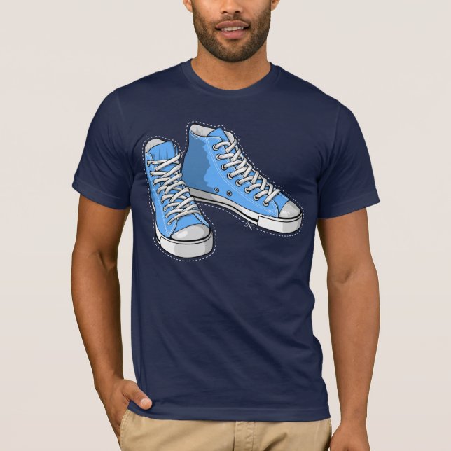 Camiseta Blue sneakers (Frente)