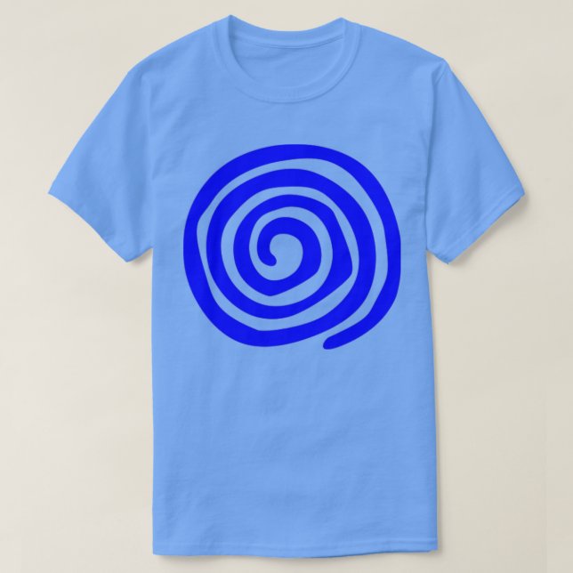 Camiseta Blue Spriral (Frente do Design)