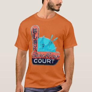 Camiseta Blue Swallow Court Motel
