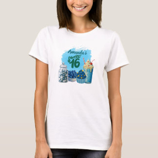 Camiseta Blue Sweet Sixteen Tshirt