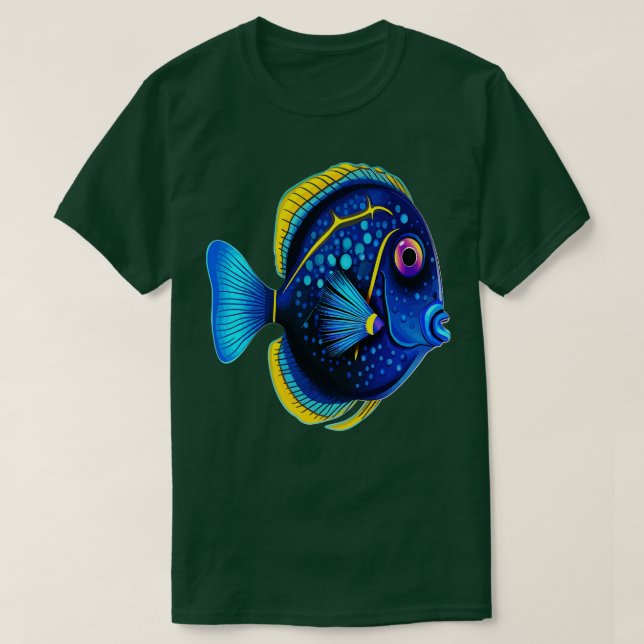 Camiseta Blue Tang Smiling (Frente do Design)