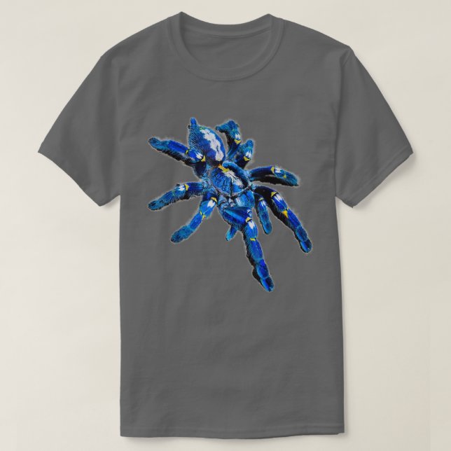 Camiseta Blue Tarantula Spider Poecilotheria  (Frente do Design)
