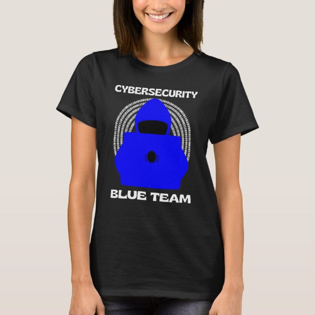 Camiseta Blue Team Cybersecurity Hacking Ethical Hacker Cyb (Frente)